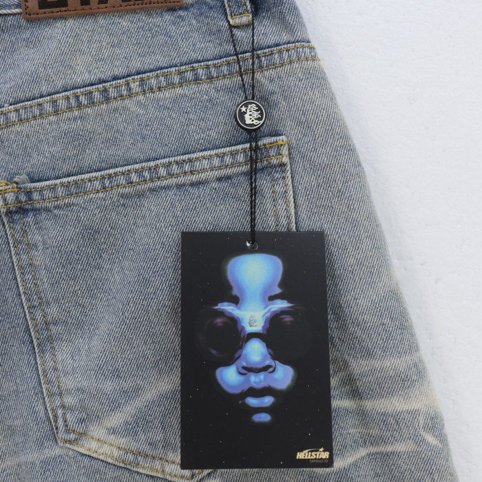 SMCL-393 High Quality Hellstar Nylon Jeans Shorts