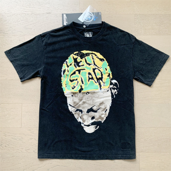 SMCL-201 High Quality Hellstar Retro 250g Cotton Shirt