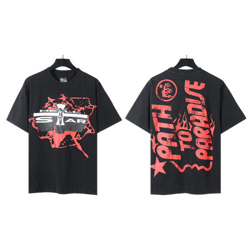 SMCL-211 High Quality Hellstar Retro 250g Cotton Shirt