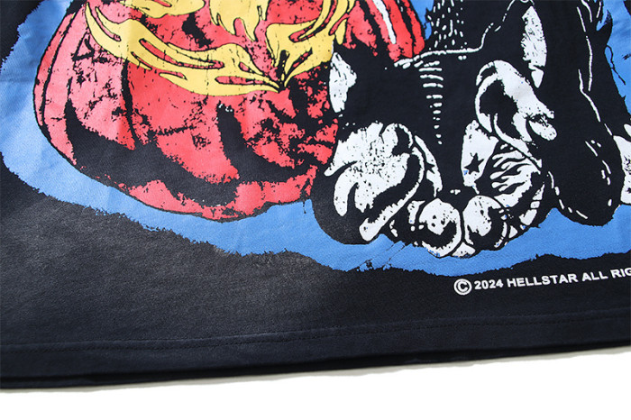 SMCL-104 High Quality Hellstar Retro 250g Cotton Shirt