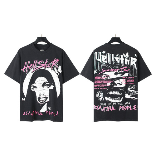 SMCL-210 High Quality Hellstar Retro 250g Cotton Shirt