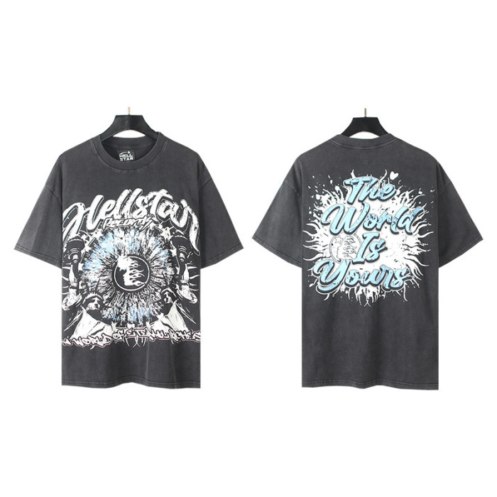 SMCL-178 High Quality Hellstar Retro 250g Cotton Shirt