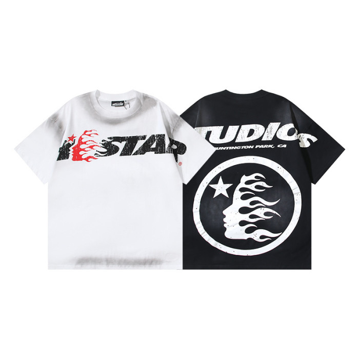 SMCL-124 High Quality Hellstar Retro 250g Cotton Shirt