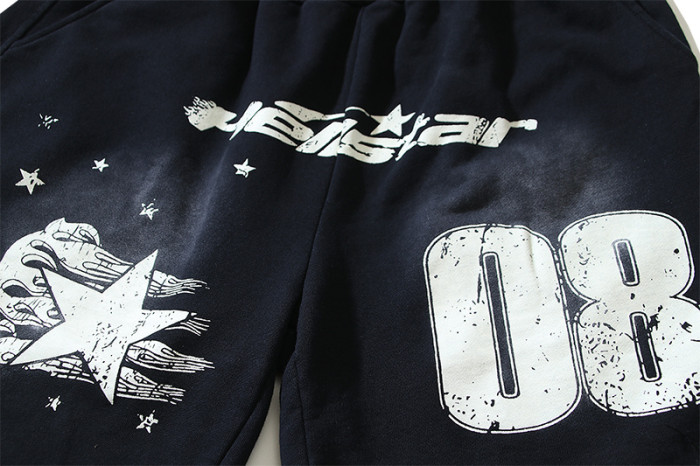 SMCL-139 High Quality Hellstar Retro 380g Cotton Shorts