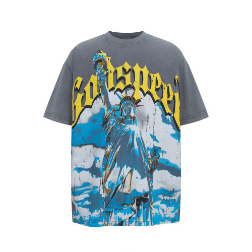 SMCL-272 High Quality GOD SPEED Chrome LibertyT-Shirt