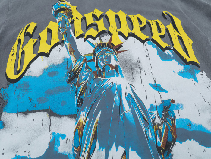 SMCL-272 High Quality GOD SPEED Chrome LibertyT-Shirt