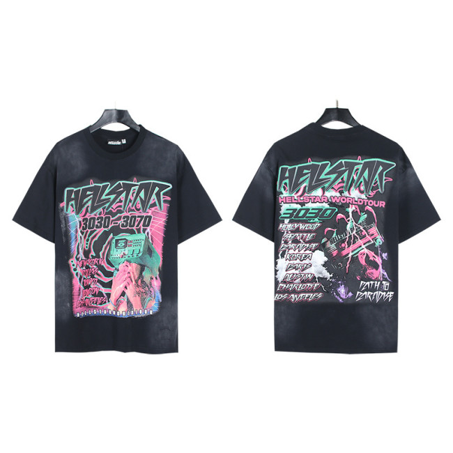 SMCL-090 High Quality Hellstar Retro 250g Cotton Shirt