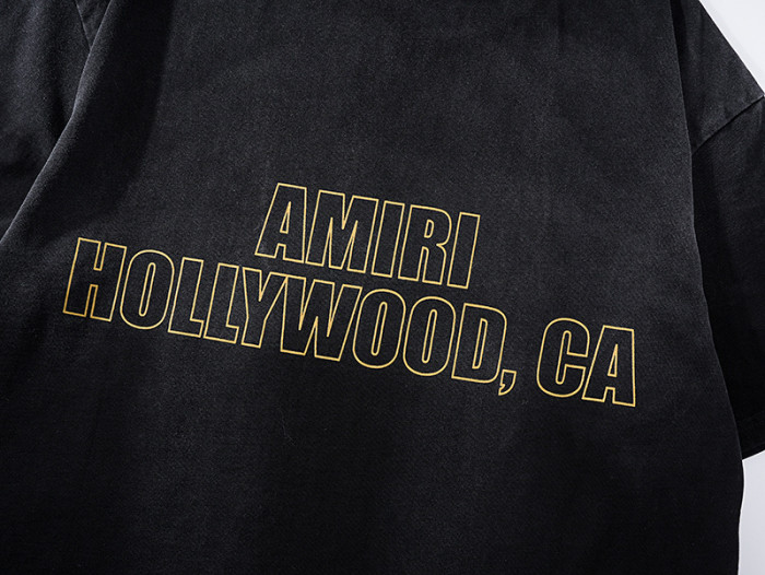 SMCL-445 High Quality Amiri Retro 240g Cotton Shirt
