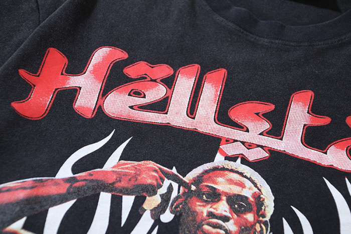 SMCL-160 High Quality Hellstar Retro 250g Cotton Shirt
