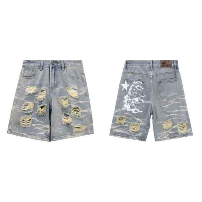 SMCL-393 High Quality Hellstar Nylon Jeans Shorts