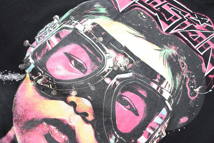 SMCL-208 High Quality Hellstar Retro 250g Cotton Shirt