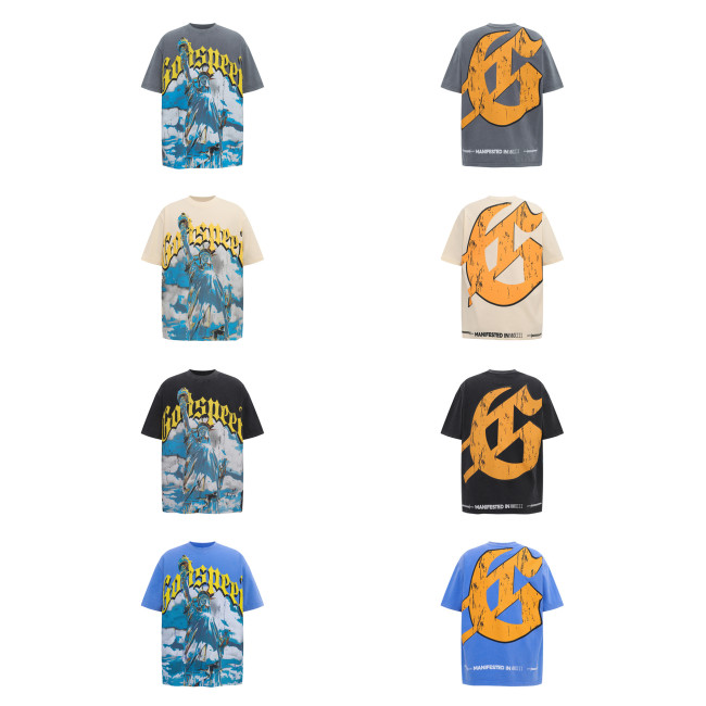 SMCL-272 High Quality GOD SPEED Chrome LibertyT-Shirt