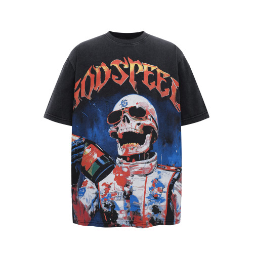 SMCL-255 High Quality GOD SPEED Victory Toast T-shirt (Black Wash)