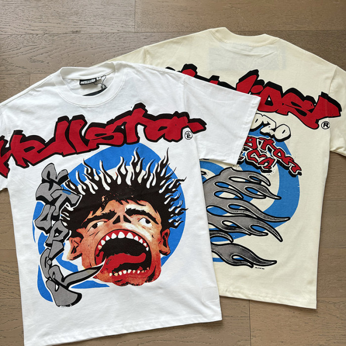 SMCL-129 High Quality Hellstar Retro 250g Cotton Shirt