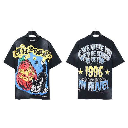 SMCL-104 High Quality Hellstar Retro 250g Cotton Shirt