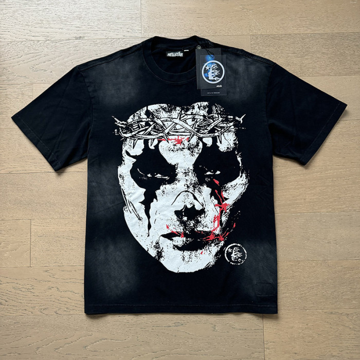 SMCL-106 High Quality Hellstar Retro 250g Cotton Shirt
