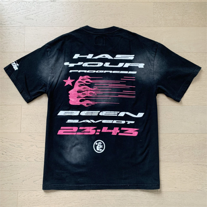 SMCL-202 High Quality Hellstar Retro 250g Cotton Shirt