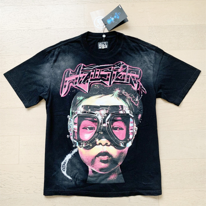 SMCL-208 High Quality Hellstar Retro 250g Cotton Shirt