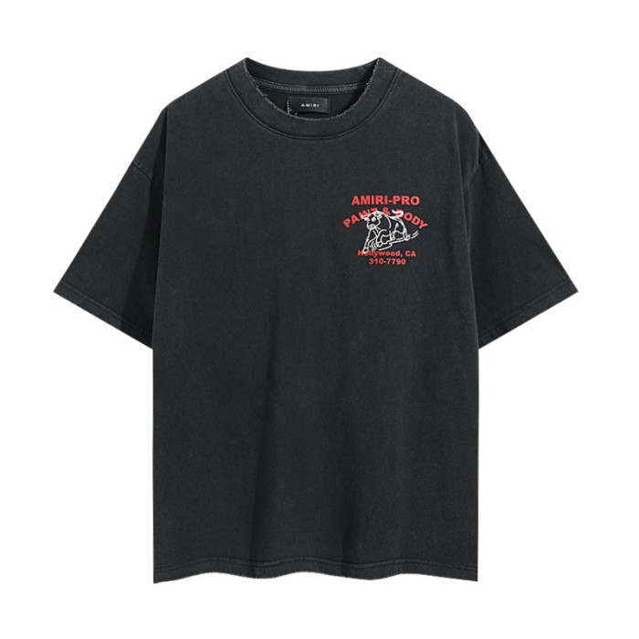 SMCL-420 High Quality Amiri Retro 240g Cotton Shirt