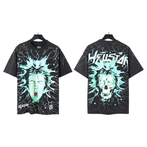 SMCL-190 High Quality Hellstar Retro 250g Cotton Shirt