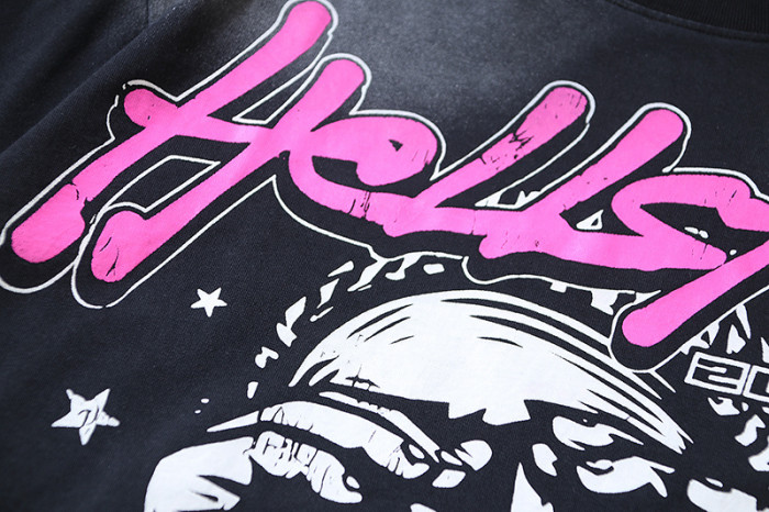 SMCL-145 High Quality Hellstar Retro 250g Cotton Shirt