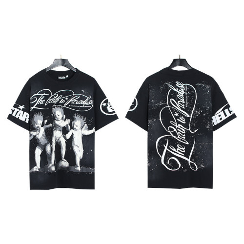 SMCL-099 High Quality Hellstar Retro 250g Cotton Shirt