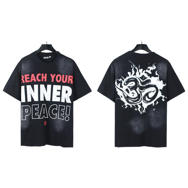 SMCL-122 High Quality Hellstar Retro 250g Cotton Shirt