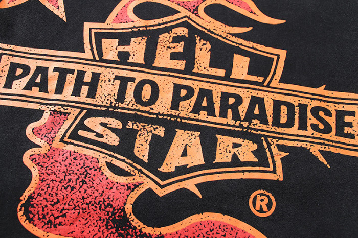 SMCL-207 High Quality Hellstar Retro 250g Cotton Shirt