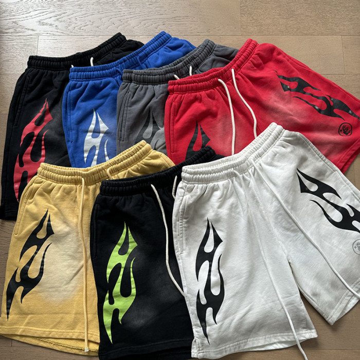 SMCL-112 High Quality Hellstar Retro 380g Cotton Shorts