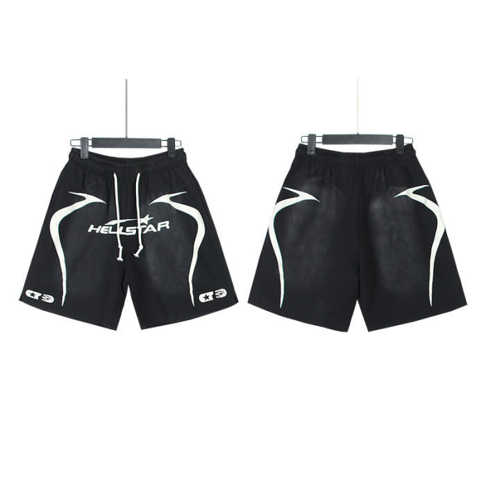 SMCL-137 High Quality Hellstar Retro 380g Cotton Shorts