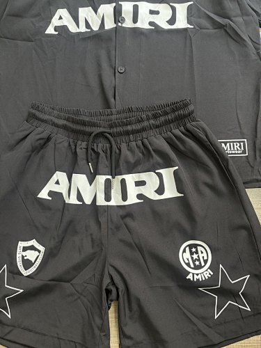 SMCL-523 High Quality Amiri Sport Shirt + Shorts Set