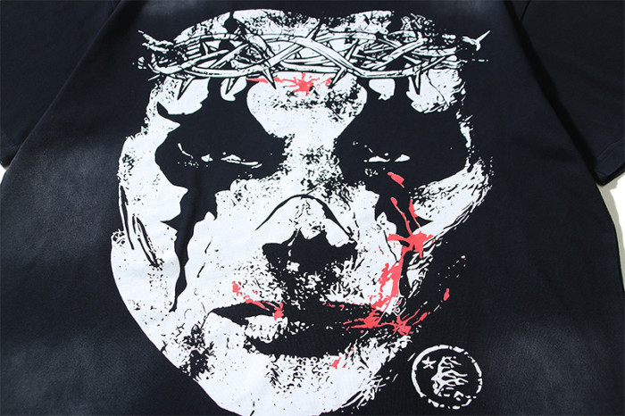 SMCL-106 High Quality Hellstar Retro 250g Cotton Shirt