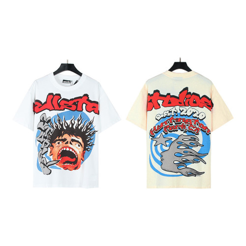 SMCL-129 High Quality Hellstar Retro 250g Cotton Shirt