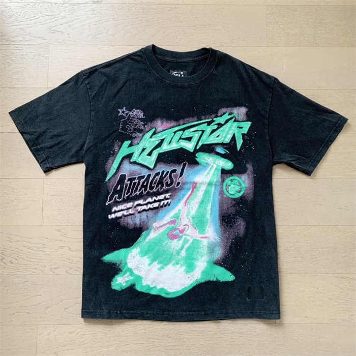 SMCL-192 High Quality Hellstar Retro 250g Cotton Shirt
