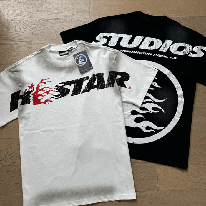 SMCL-124 High Quality Hellstar Retro 250g Cotton Shirt