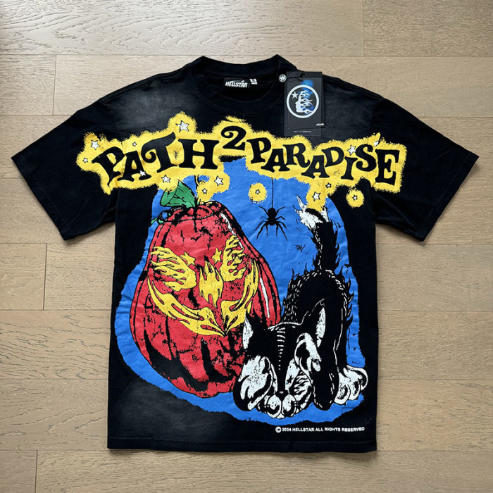 SMCL-104 High Quality Hellstar Retro 250g Cotton Shirt