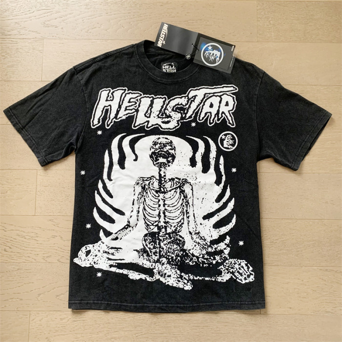 SMCL-199 High Quality Hellstar Retro 250g Cotton Shirt