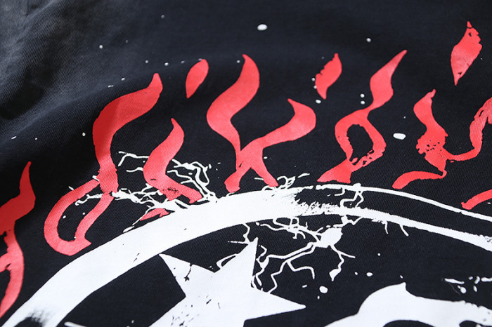 SMCL-091 High Quality Hellstar Retro 250g Cotton Shirt