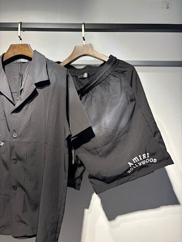 SMCL-527 High Quality Amiri Sport Shirt + Shorts Set