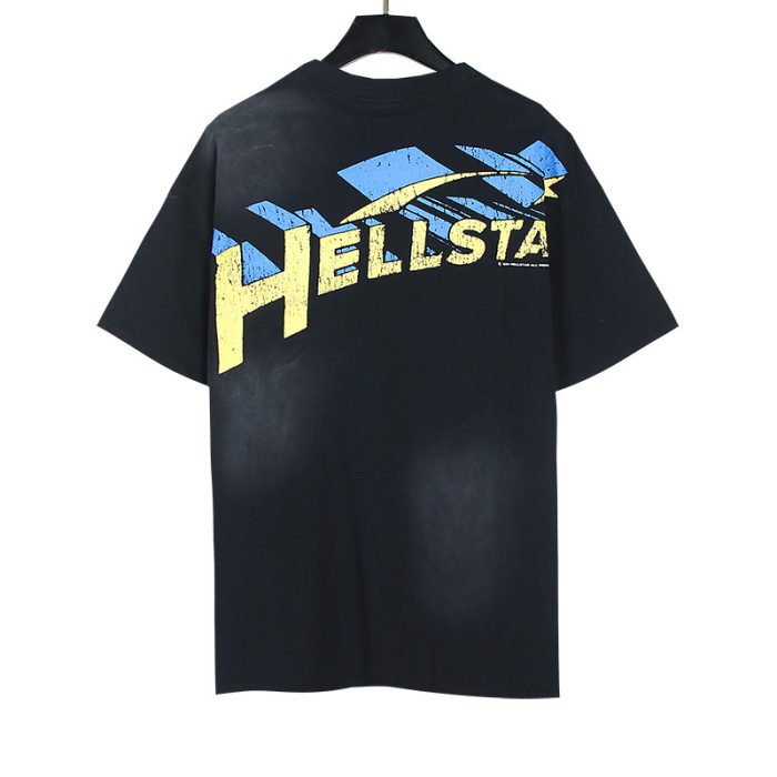 SMCL-114 High Quality Hellstar Retro 250g Cotton Shirt