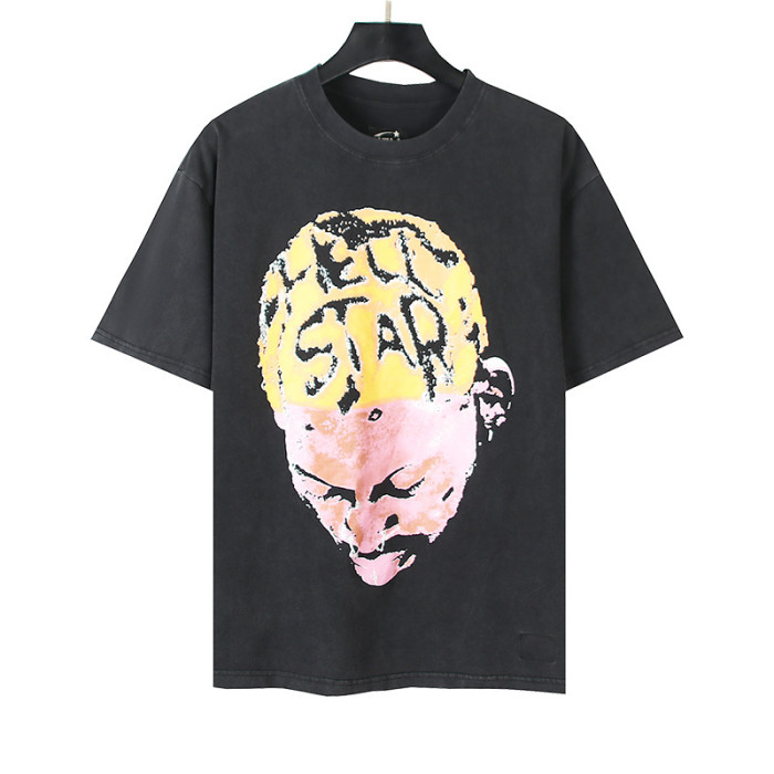 SMCL-201 High Quality Hellstar Retro 250g Cotton Shirt