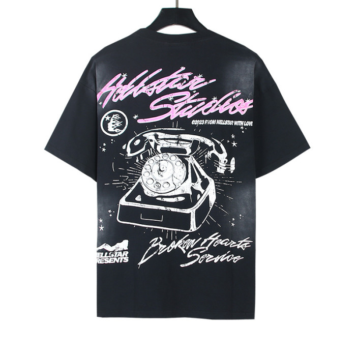 SMCL-127 High Quality Hellstar Retro 250g Cotton Shirt