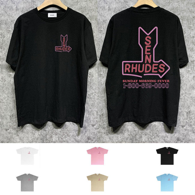 SMCL-1036 High Quality Rhude Cotton Shirt