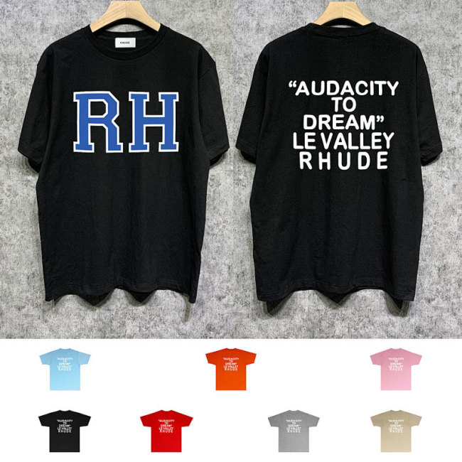 SMCL-1013 High Quality Rhude Cotton Shirt