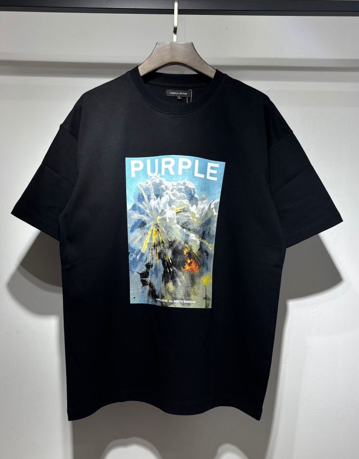 SMCL-652 High Quality Purple Brand 260g Cotton Shirt