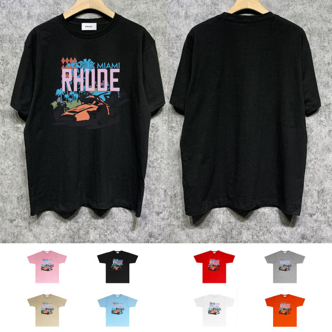 SMCL-1042 High Quality Rhude Cotton Shirt