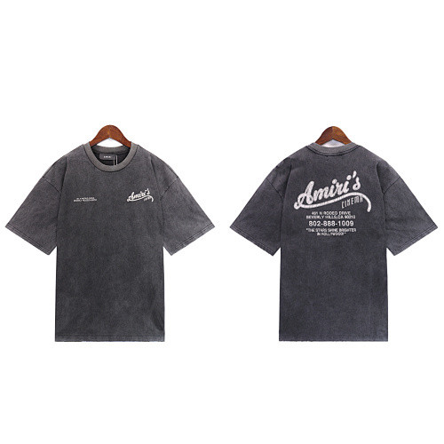 SMCL-718 High Quality Amiri Retro 230g Cotton Shirt