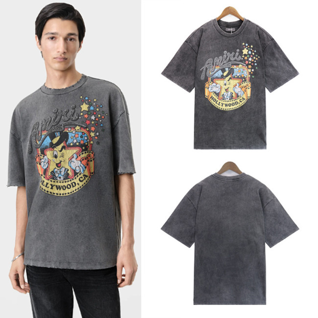 SMCL-720 High Quality Amiri Retro 230g Cotton Shirt