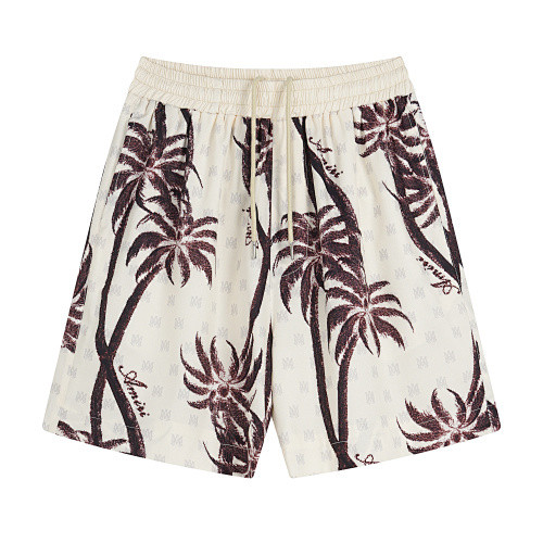 SMCL-638 High Quality Amiri Beach Sport Cotton Shirt + Shorts Set