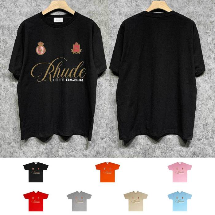 SMCL-980 High Quality Rhude Cotton Shirt